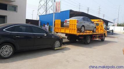 供应东风国四上蓝牌一拖二平板清障车图片大全——湖北晶正专用汽车销售